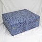 Brizard American Blue Jeans Ostrich Humidor with Table Lighter & V-cutter NIB