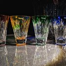 Faberge Palais Crystal Signed Shot Glasses NIB