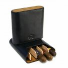 Brizard " Show Band "  5  case - Black Leather & Zebrawood NIB