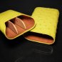 Brizard and Co Ostrich Matcha Green Cigar Case NIB