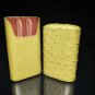 Brizard and Co Ostrich Matcha Green Cigar Case NIB