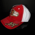 Fuente Fuente Opus X Red , White and Gold Embroidered Baseball Cap NWTS Fuente Fuente Opus X Red , White and Gold Embroidered Baseball Cap NWTS