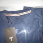 Bullock and Jones Navy Left Coast Long Sleeve Crewneck Tee-Shirt Size Medium