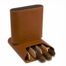 Brizard " Show Band "  5  case - Tan Leather and Macassar Ebony  NIB