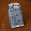 Brizard American Blue Jeans Ostrich Gatsby Lighter  Made in USA NIB