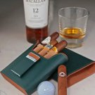 Brizard and Co Augusta 5 Cigar Case with pocket Lighter ( EMPTY-NO GAS ) NIB