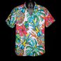 Robert Graham Maui Flavors Short Sleeve Shirt XL Size with Matching Shorts 34"