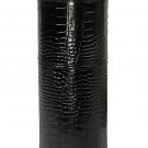 Brizard Desk Humidor Black Croco Pattern  Leather 10-15 ct Made in USA NIB
