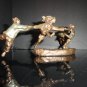 Mark Hopkins " Crack the Whip" Bronze Sculpture 11" x 4" x4"