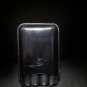 Pheasant Black Cabra  Leather Cigar Case NIB
