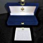 Faberge Blue Velvet Charm Case Empty -Measures 8" x 3.5" x 2"