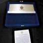 Faberge Blue Velvet Charm Case Empty -Measures 8" x 3.5" x 2"