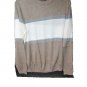 Patrick James Color Block Stripe Crew Pullover Size Medium NWTS
