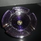 Rocky Patel Luminoso Purple Glass Ashtray Gorgeous 9 " Diameter