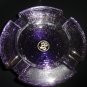Rocky Patel Luminoso Purple Glass Ashtray Gorgeous 9 " Diameter