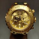 INVICTA SUBAQUA  MENS QUARTZ 52MM GOLD CASE ONLY-Needs new Battery