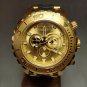 INVICTA SUBAQUA  MENS QUARTZ 52MM GOLD CASE ONLY-Needs new Battery