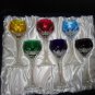 Faberge Lausuanne Hock Wine Glasses in presentation case