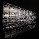 Fabergé Crystal Clear  "Metropolitan" Vase - 13” H x 4.5" W x 2.5"B