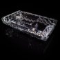 Diamond Crown Crystal Ashtray Measures 8" L x 4.5" W x 2" H