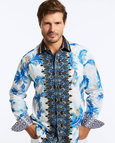 Robert Graham Rubenstein Long Sleeve Shirt Size Medium