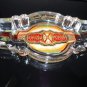 Arturo Fuente OpusX Crystal  Ashtray Measures 10" L x 6" W x 1.25" H