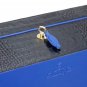 Brizard Black Alligator and Blue Leather Airflow Humidor 60 / 70 ct Made in USA