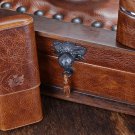 Brizard Chesterfield Solid Wood Airflow Humidor with  case & table lighter
