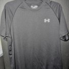 Under Armour Men's HeatGear Short Sleeve Black Tee Shirt Size Medium