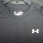 Under Armour Men's HeatGear Short Sleeve Black Tee Shirt Size Medium
