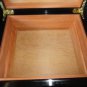 Solid Black Lacquer Humidor measures 13.5" L x 11" W x 6" H