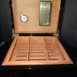 Solid Black Lacquer Humidor measures 13.5" L x 11" W x 6" H