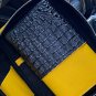 Brizard Genuine Black Caiman & Yellow Leather 5 Slot Case with cutter & lighter