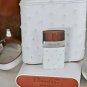 Brizard White Ostrich Havana Traveler Made in USA NIB