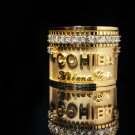 Mens 18k Gold and Diamond Ring 11.5