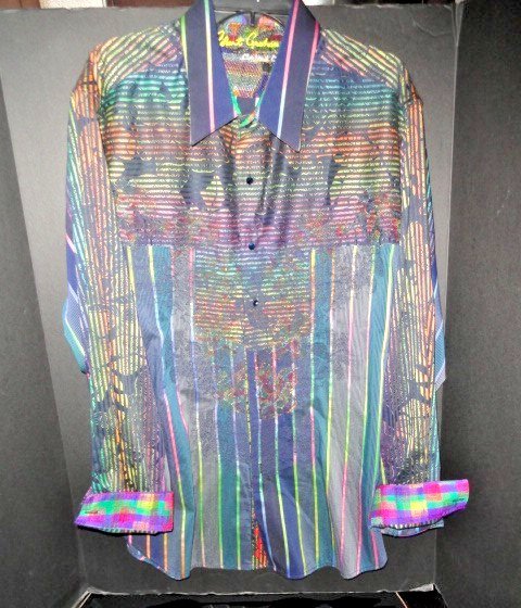 Robert Graham Master Detailer Limited Edition Long Sleeve Shirt Size XXL