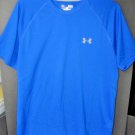 Under Armour Men's HeatGear Short Sleeve Blue Tee Shirt Size Medium Under Armour Men's HeatGear Short Sleeve Blue Tee Shirt Size Medium
