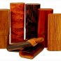 Brizard and Co Rosewood 3 Slot Case , Cutter and Lighter Made in USA NIB