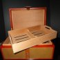Royal Jamaican and Lizard Rattan Chest Humidor NIB