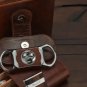 Brizard " Show Band " 5 slot case  Antique Saddle with cutter & lighter USA NIB