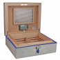 Brizard and Co Bleached Oak Wood Humidor 60 / 70 count Made in USA