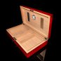 Elie Bleu Stars & Stripes Humidor 110 Count NIB Made in France No 100