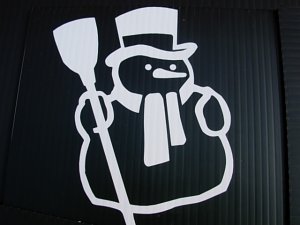 8" VINYL STICKER