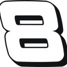 8" VINYL STICKER
