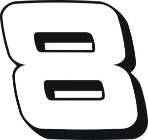 8" VINYL STICKER