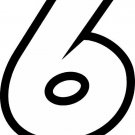 8" VINYL STICKER