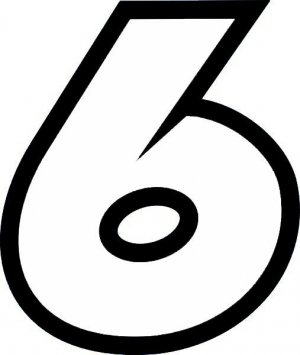 8" VINYL STICKER