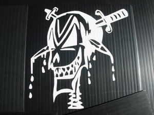 8" VINYL STICKER