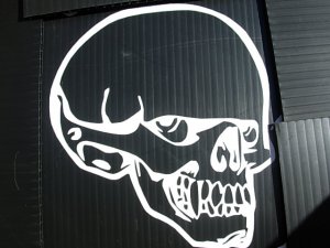 8" VINYL STICKER