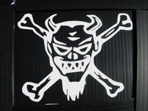 8" VINYL STICKER